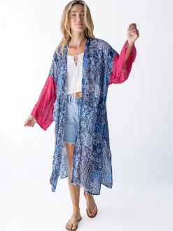 Sierra Duster - Navy Red Medallion