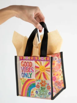 Small Happy Bag, Set of 3 - Cream Good Vibes Only