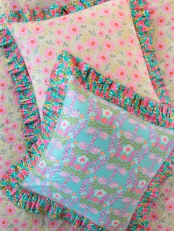 So Soft Cotton Reversible Euro Sham - Meadow Magic