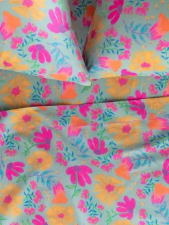 Sooo Soft Cotton Sheet Set - Confetti Blooms