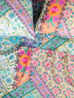 Sooo Soft Cotton Sheet Set - Folk Flower Patchwork