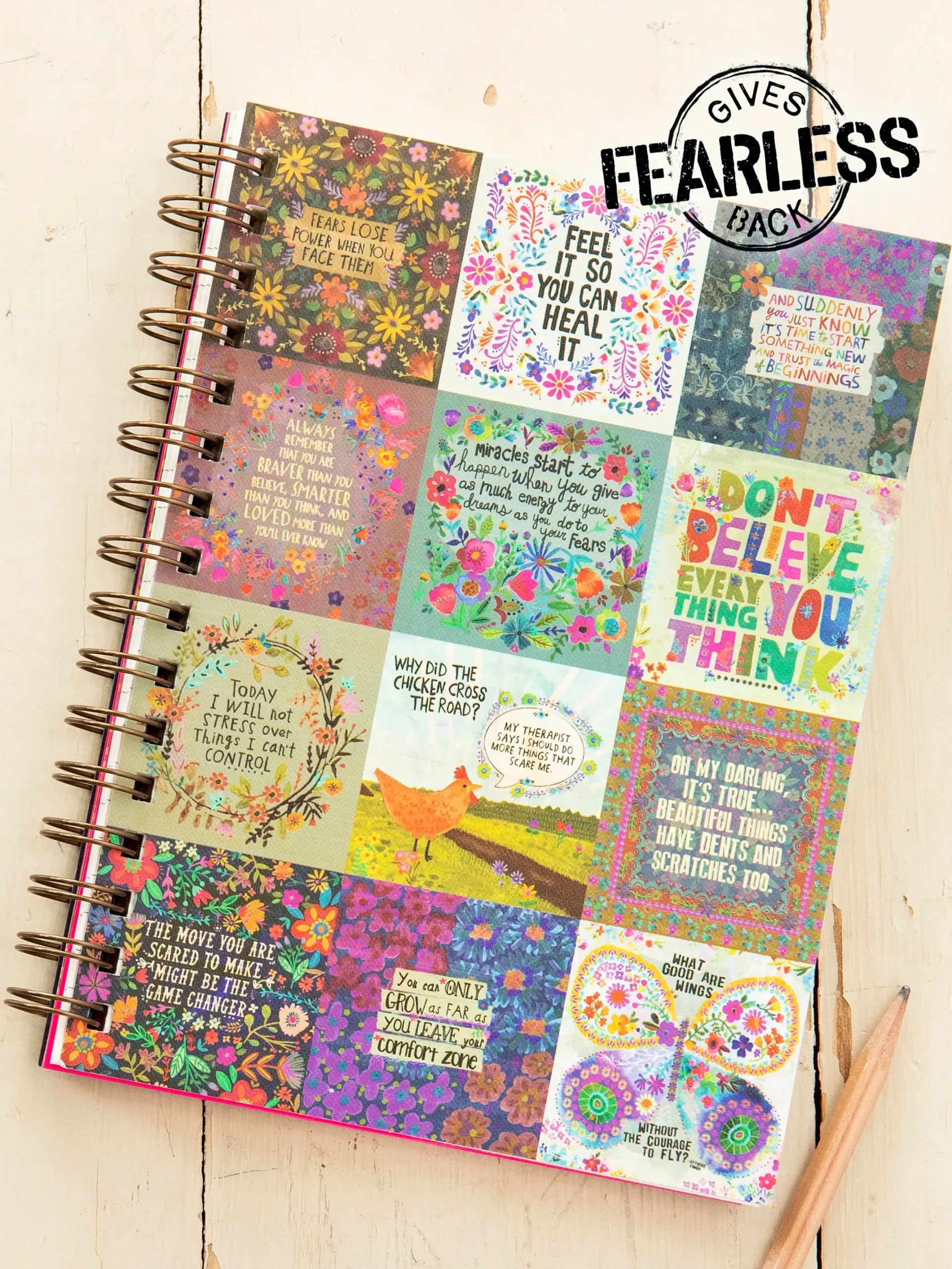 Spiral Notebook - FEARLESS