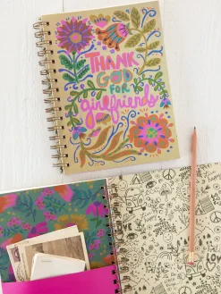 Spiral Notebook - Thank God For Girlfriends
