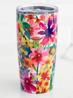 Stainless Steel Tumbler - Watercolor Floral