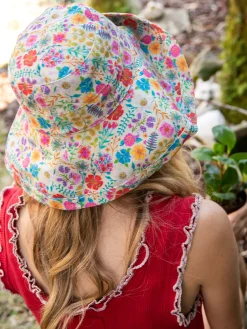 Sunny Day Bucket Hat - Rainbow Garden Cream