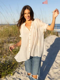 Sweetest Swing Top - Cream