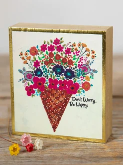 Tiny Block Keepsake - Don't Worry Be Happy