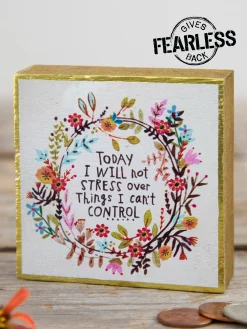 Tiny Block Keepsake - Will Not Stress