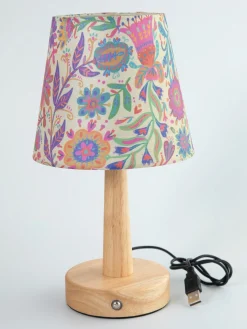 Touch Lamp - Rainbow Cream Floral