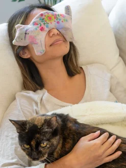 Weighted Eye Mask - Cat