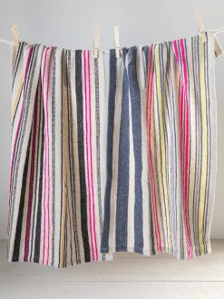 Woven Cotton Tea Towels, Set of 2