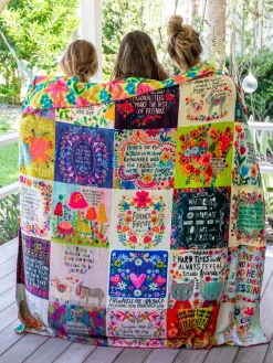 XL Double-Sided Cozy Blanket - Friendship Chirps