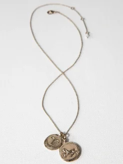 Zodiac Coin Necklace - Aries